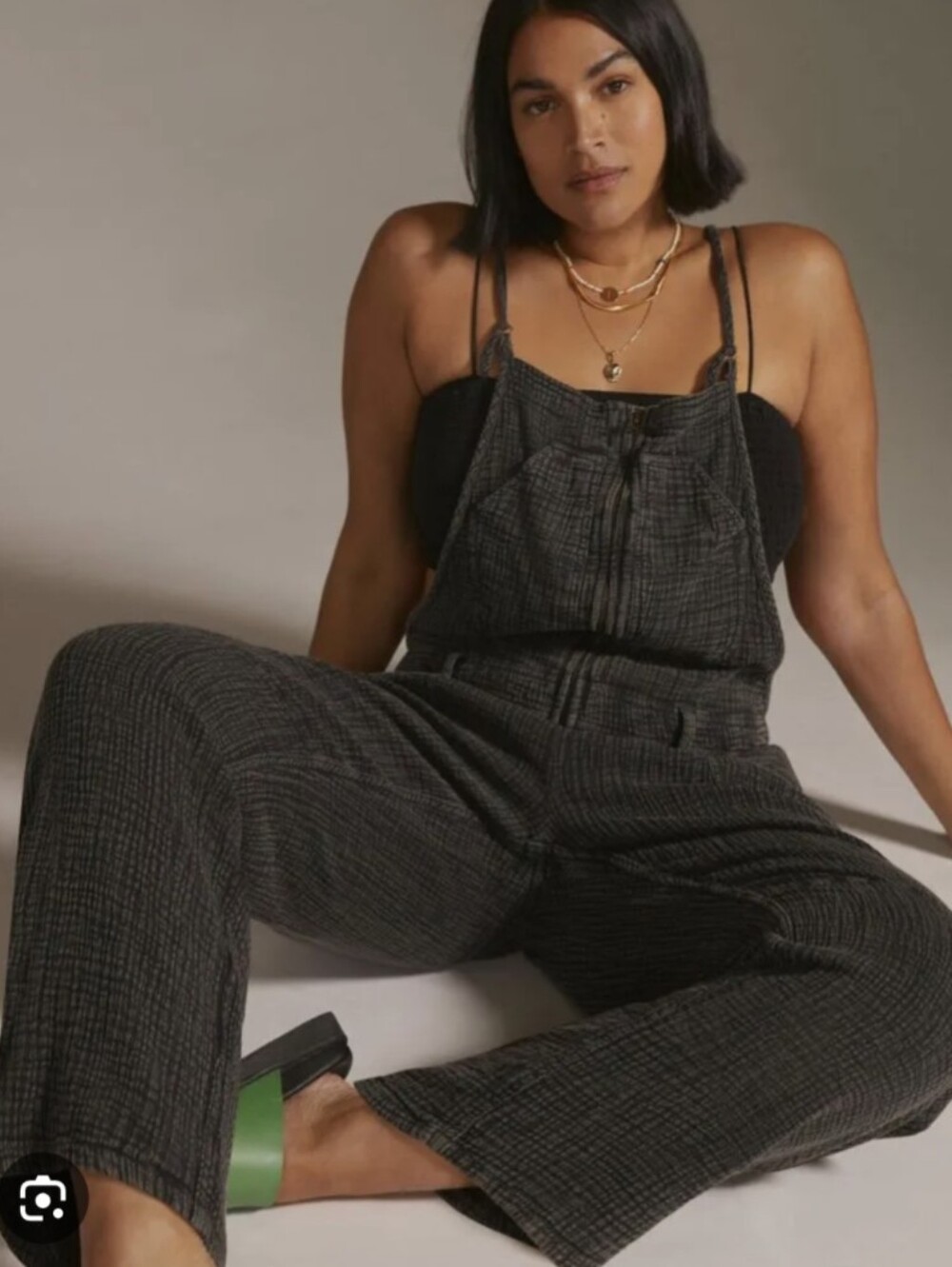 Nwt Pilcro Painter Gauzy Jumpsuit Large (32)